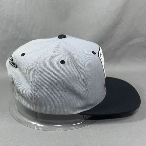 Mitchell & Ness Brooklyn Nets NBA Snapback Hat Gray Adjustable Basketball Mens - Picture 7 of 16